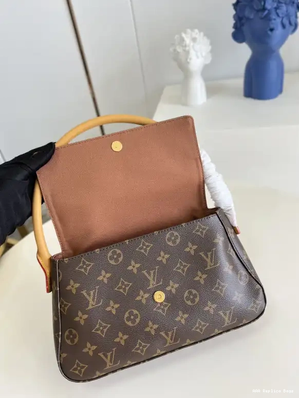 Aaa replica ru Vuitton looping Louis bag-24x21x9cm 0615